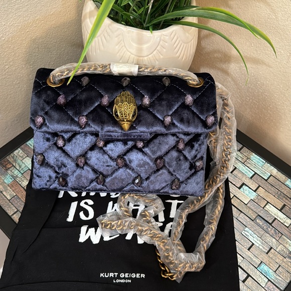 Kurt Geiger London
Mini Kensington Velvet Tonal Jewel Crossbody Bag - Picture 5 of 16